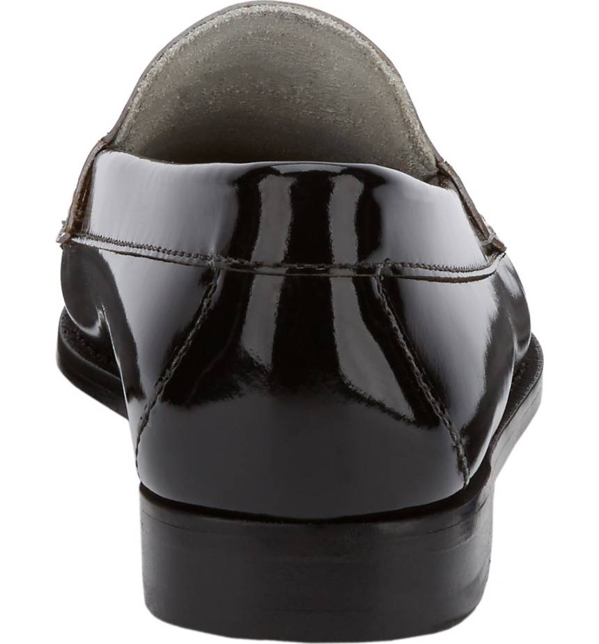 Black and White Loafers for Women Round Toe Comfortable Flats