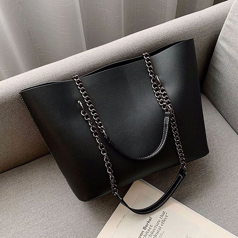 Sac fourre-tout rétro tendance à poignée de grande capacité