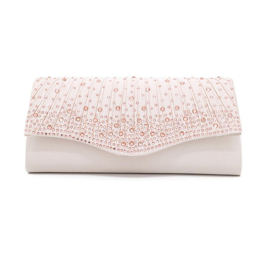 Stylish Women Rhinestone Handbag Evening Party Clutch Bag
