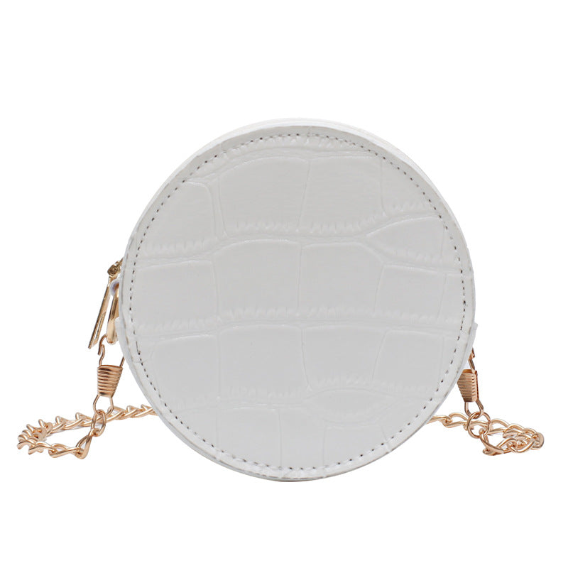 Woman Fashion Texture Crocodile Pattern Crossbody Bag