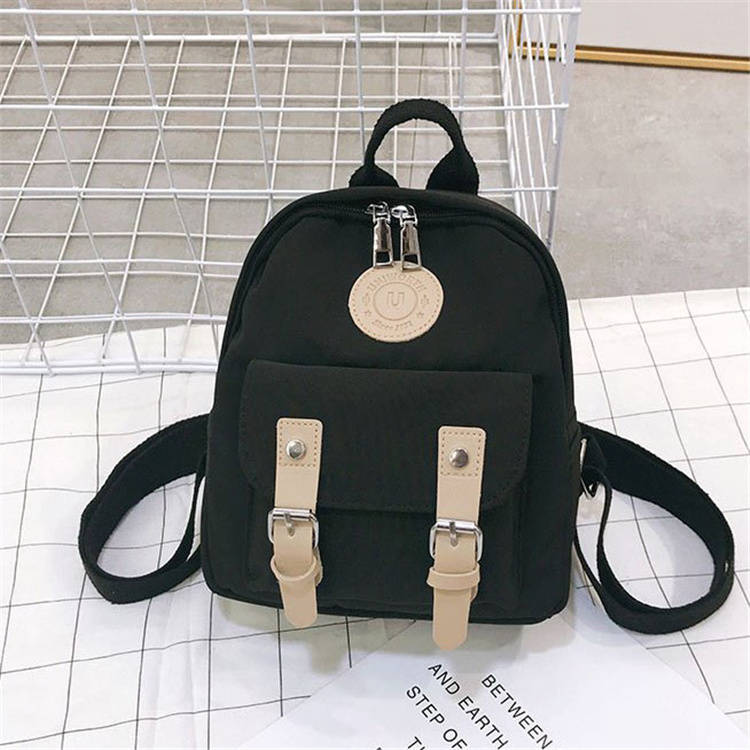 Women Fashion Color Blocking Large Capacity Backpack
