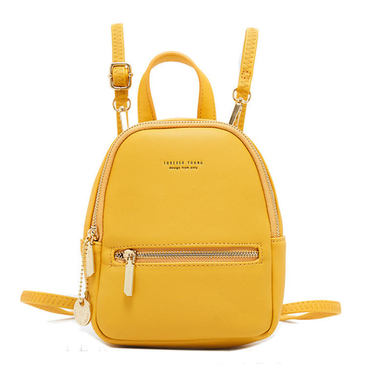 Women Fashion Letter Printed Multi-pocket Backpack