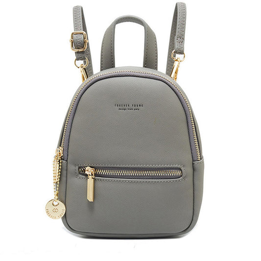 Women Fashion Letter Printed Multi-pocket Backpack