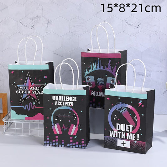 Sac de rangement et d'emballage personnalisé pour musique électronique, accessoires de vêtements