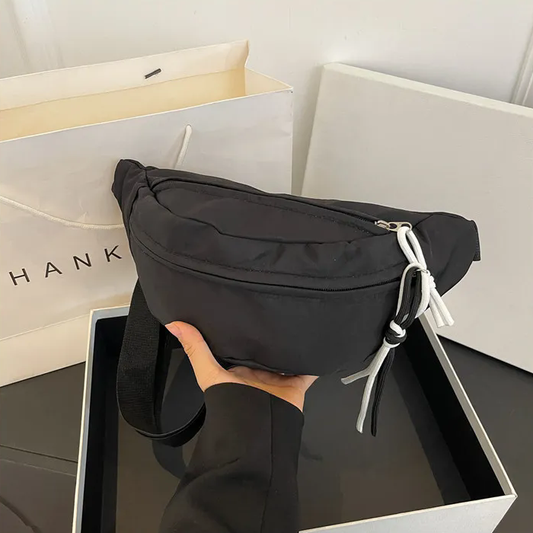 Women Simple Casual Large-Capacity Crossbody Chest Bag