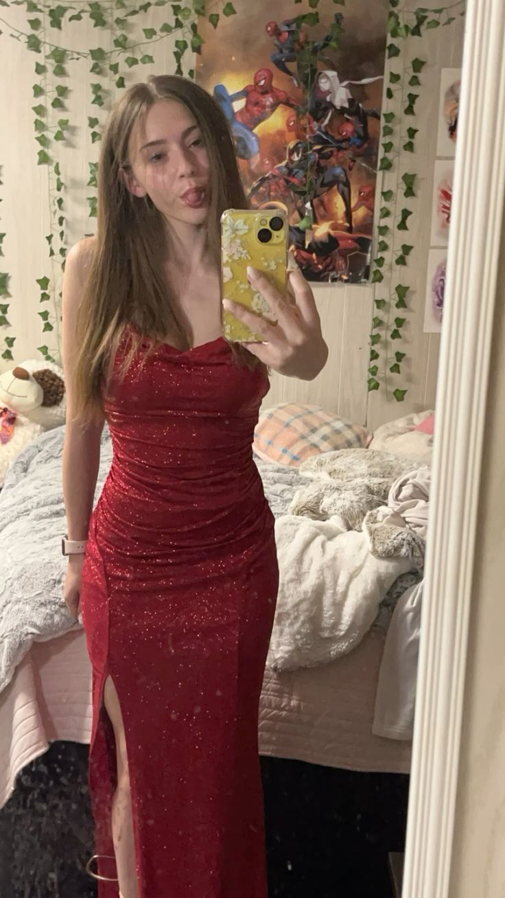 Mermaid Burgundy Shiny Long Party Dress Evening Dress Prom Dresses cg25675