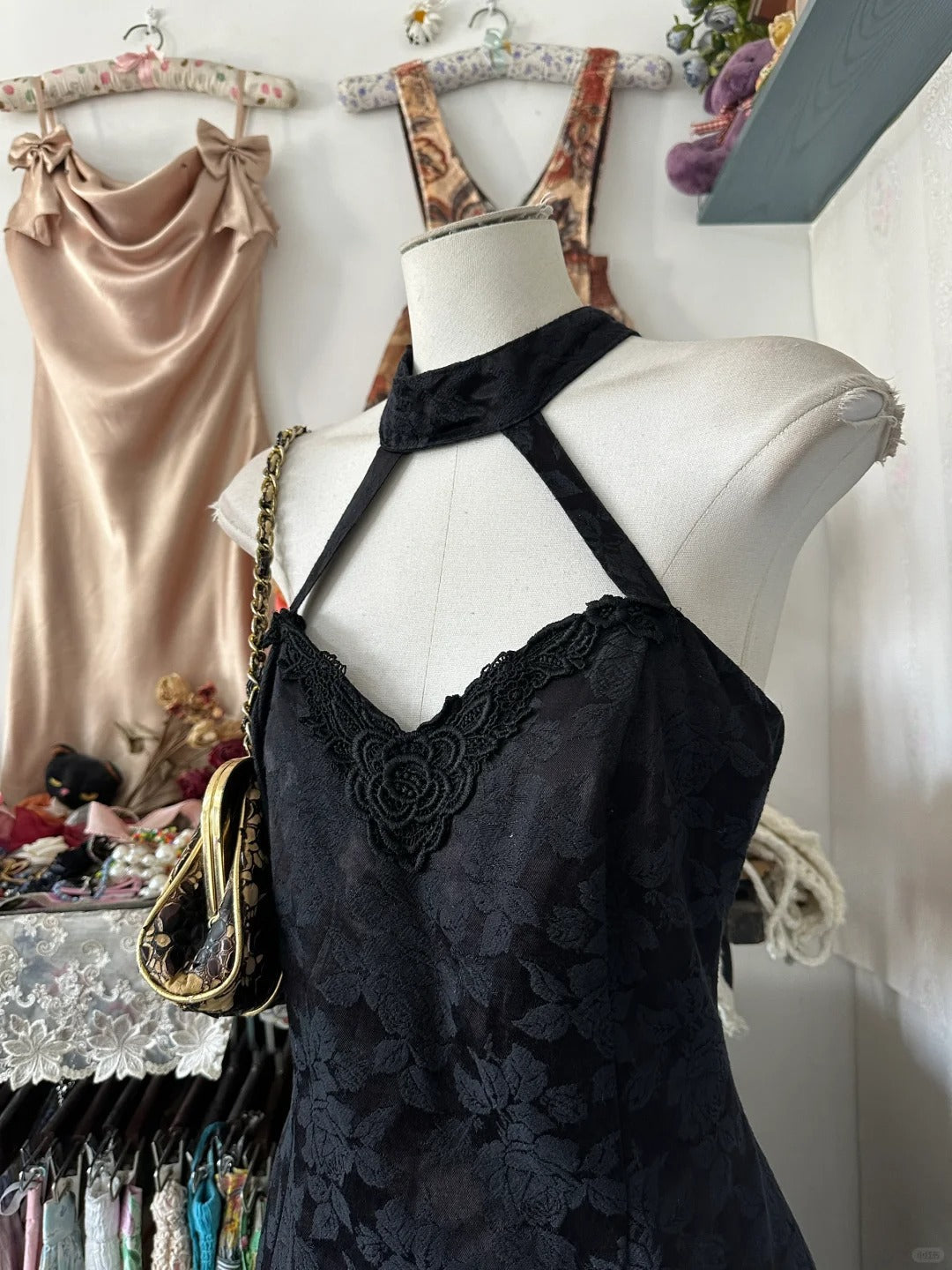 Black Midi Party Dress Evening Dress Prom Dresses cg25686