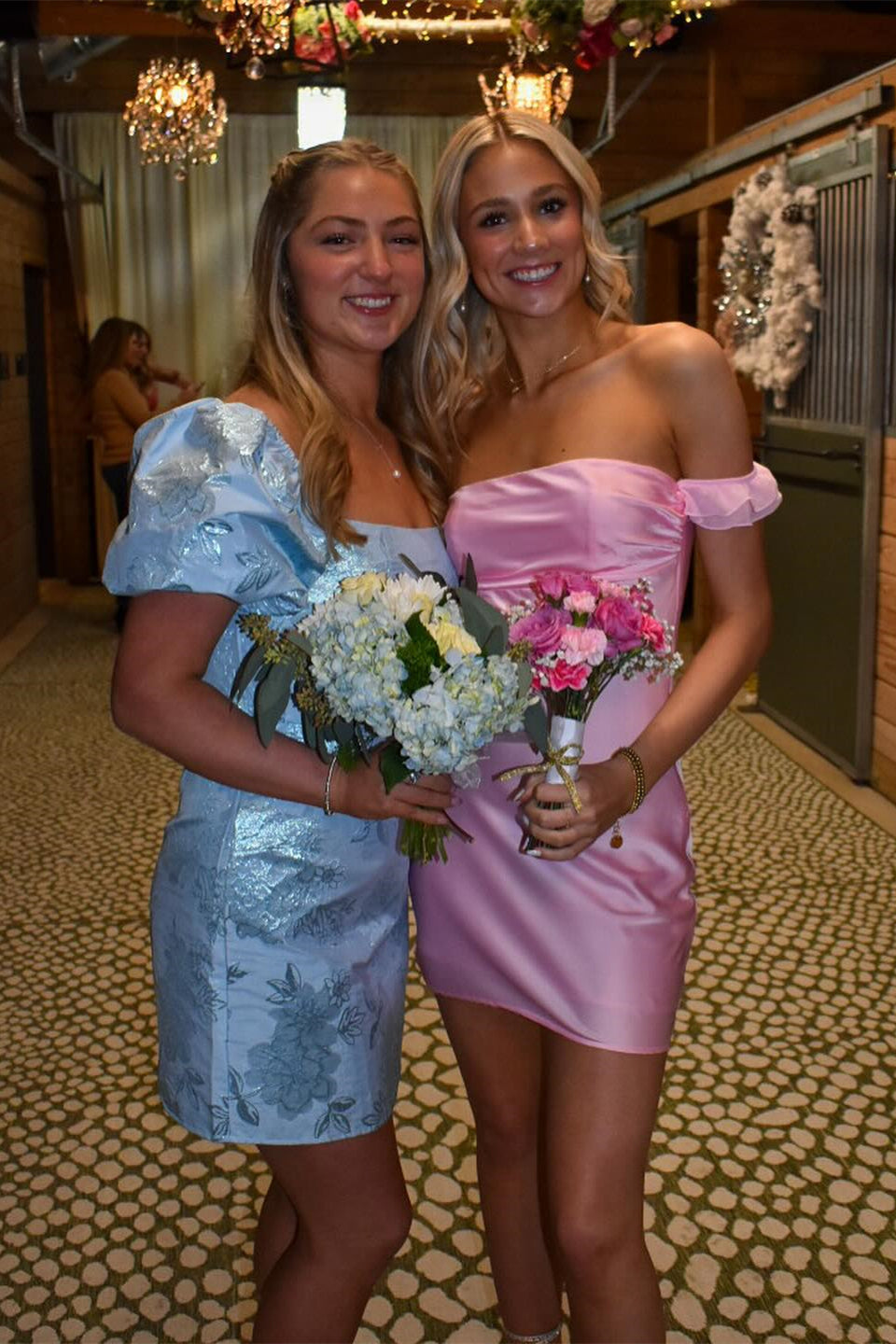 Off the Shoulder Pink Satin Sheath Short Cocktail Dress