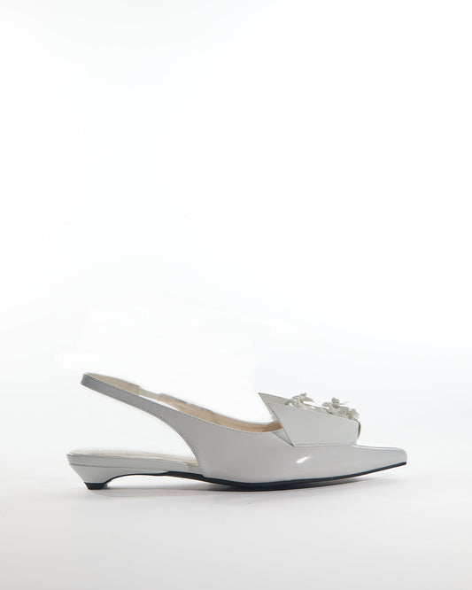 Aamu 3D Flower Slingback Flats
