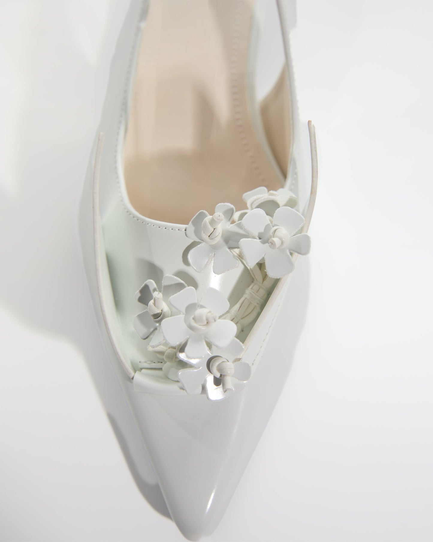 Aamu 3D Flower Slingback Flats