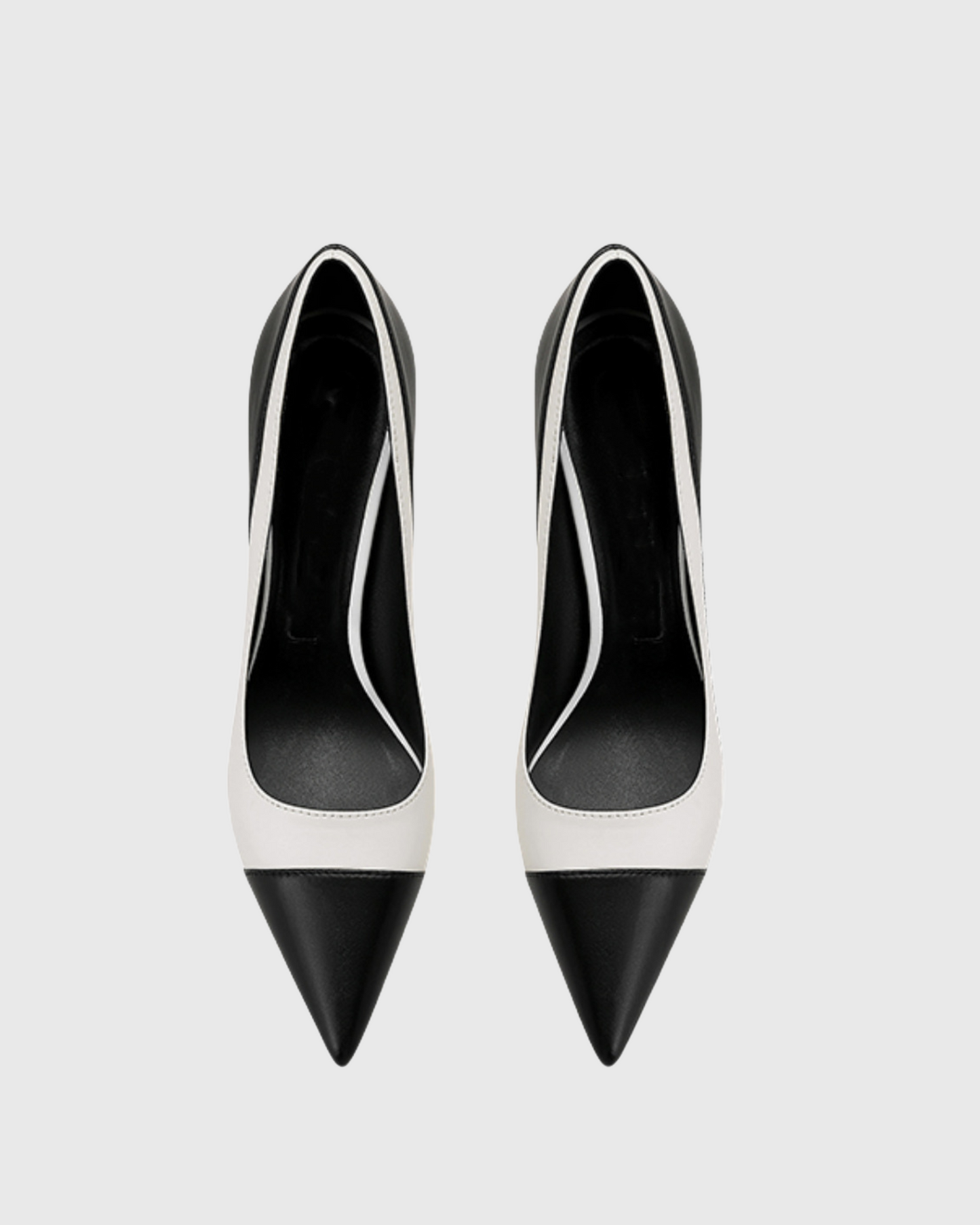 Ala Two Tone Pumps In Black & White
