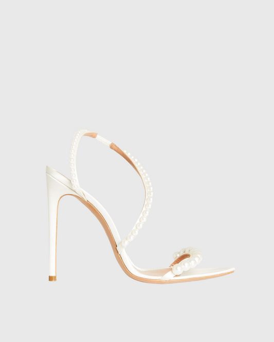 Anu Spiral Strap Pearl Sandals