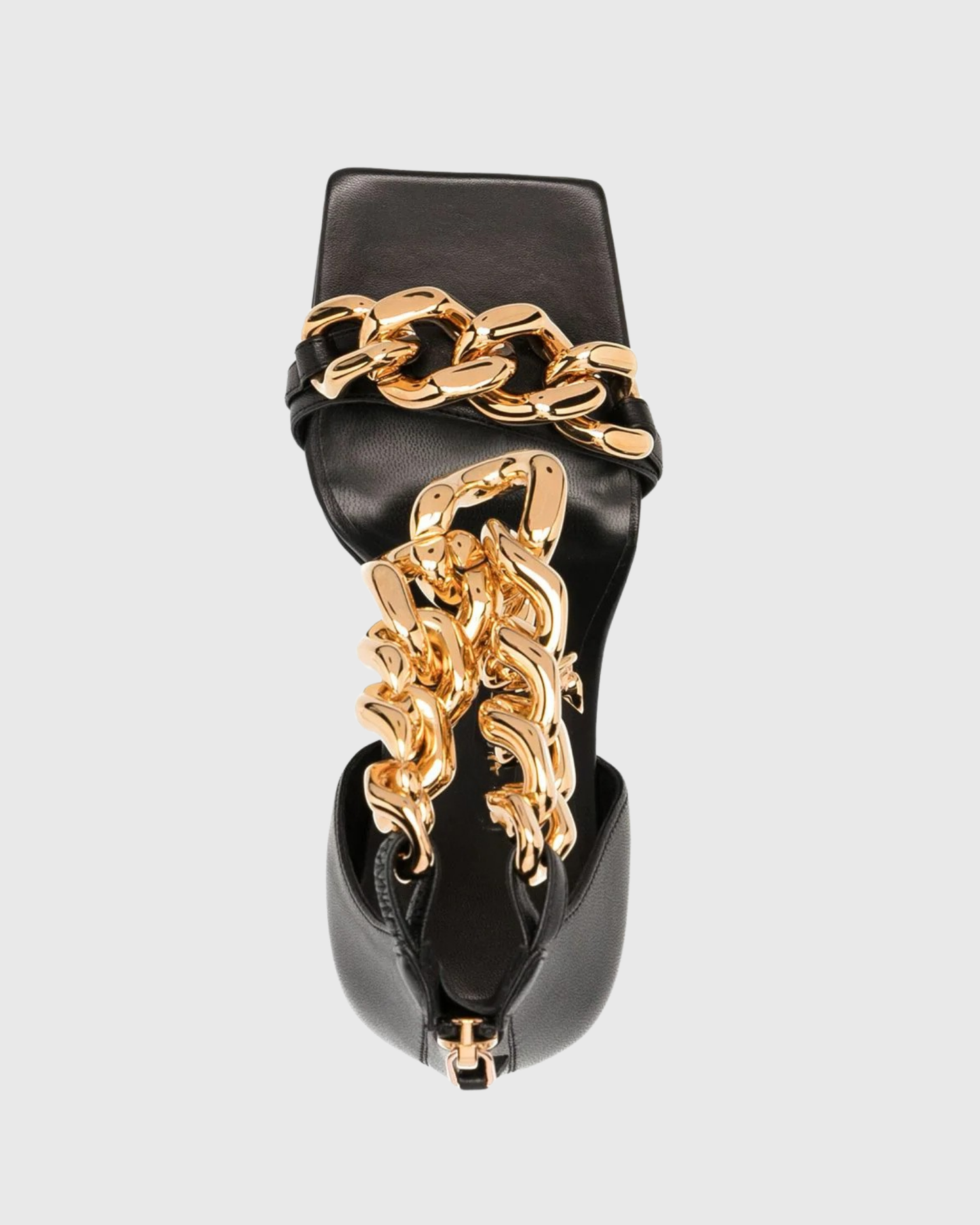 Aubrie Chain Strap Sandals In Black