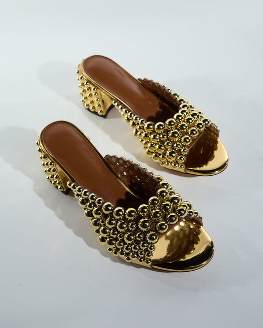 Cameo Beads Slippers