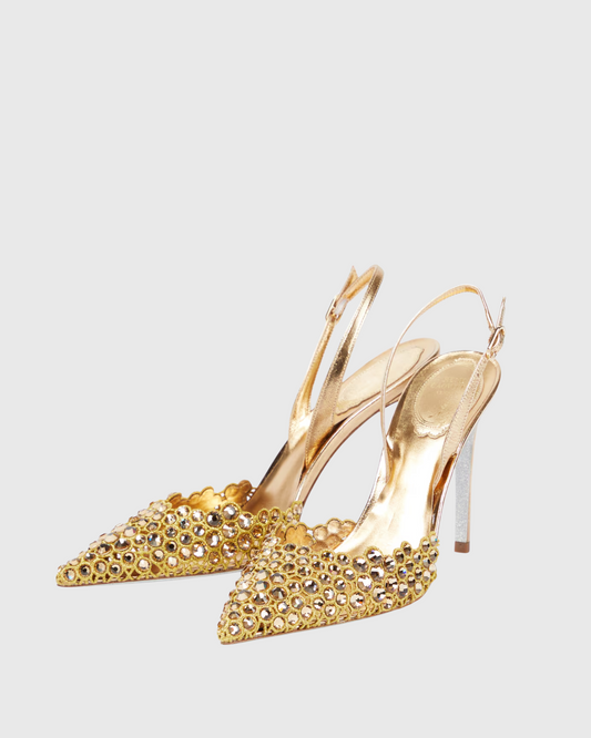 Carolina Rhinestone Slingback Pumps