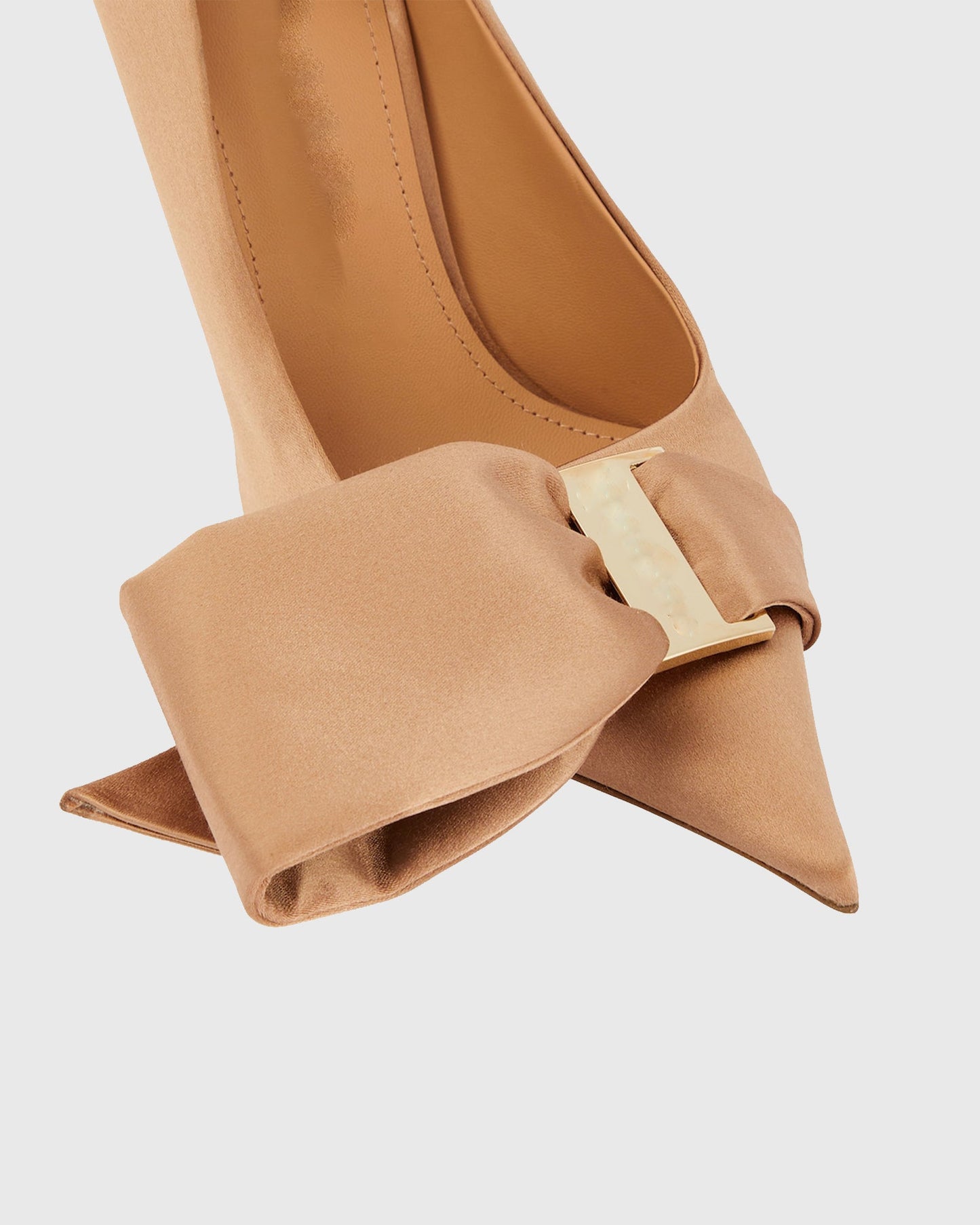 Concetta Bow Alien Heels In Apricot