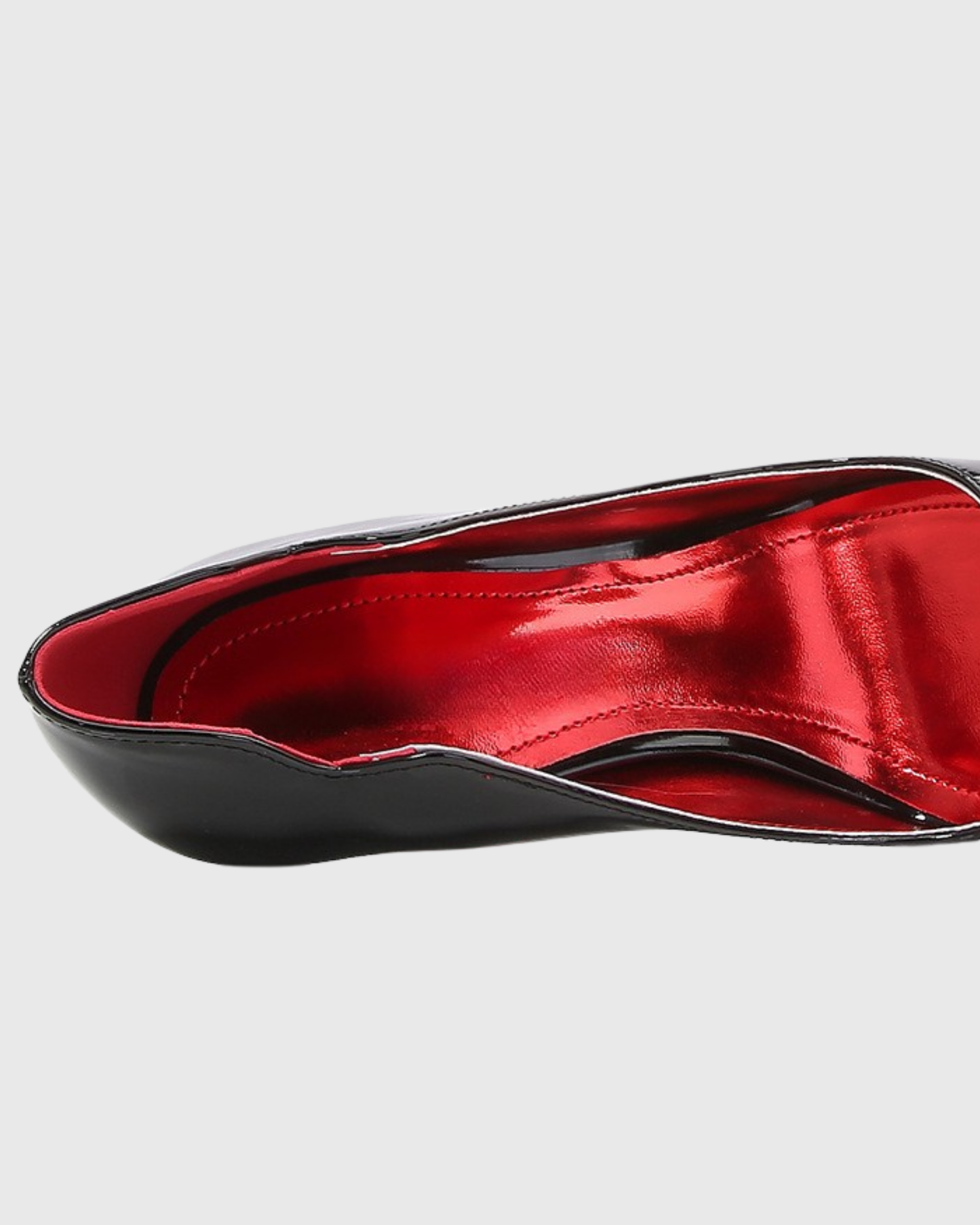Consolata Irregular Pumps In Black And Red