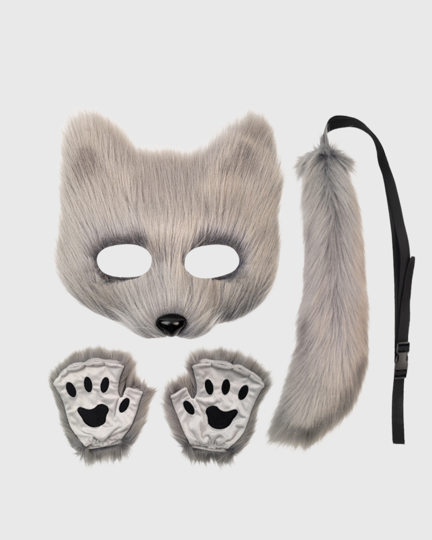 Fox Mask & Paws & Tail Set