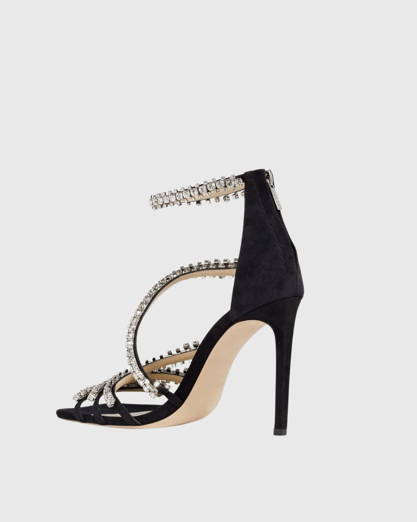 Emani Rhinestone Vine Strap Sandals