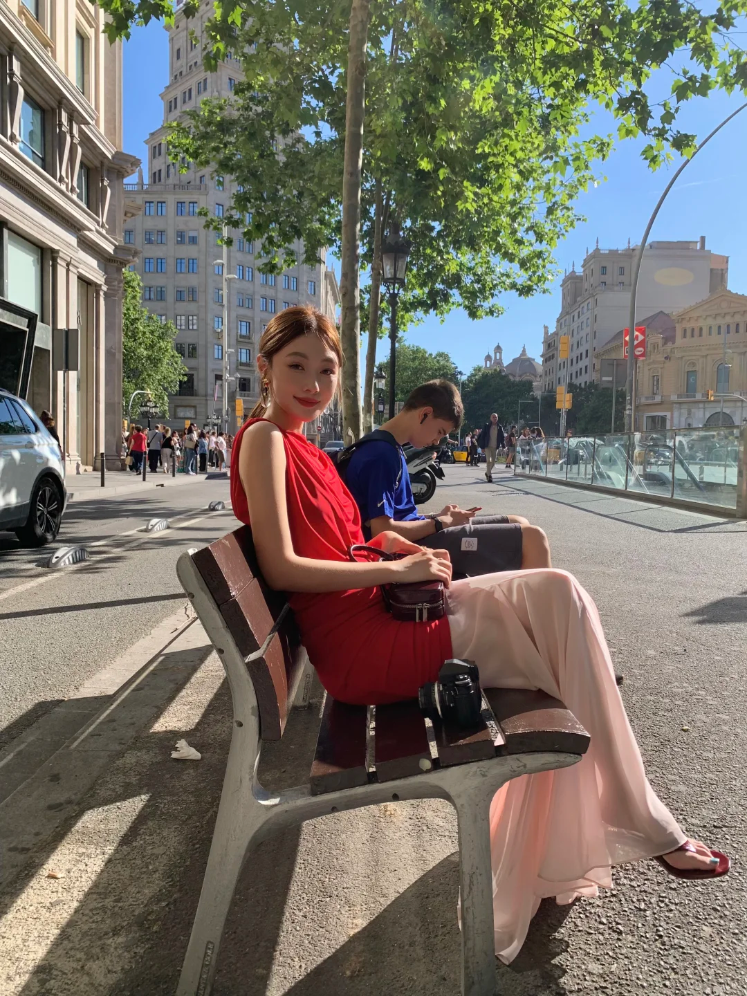 Pretty Mermaid Boat Neck Pleated Satin With Chiffon Hem Long Prom Dress,Party Dress,Formal Evening Dress GG4502