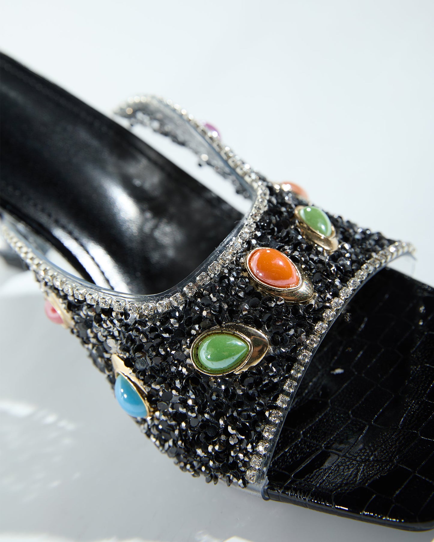 Hazel Gem Embellished Slippers