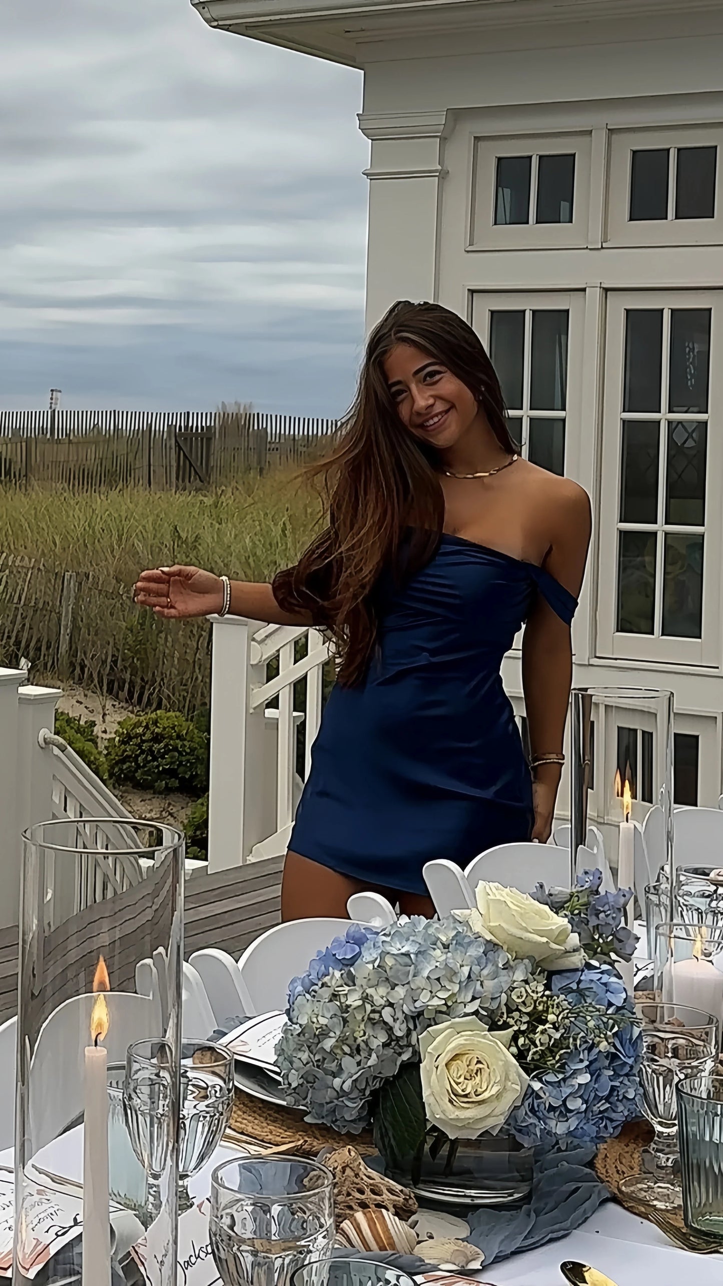 Off The Shoulder Satin Tight Short Dress Senior Homecoming Dress