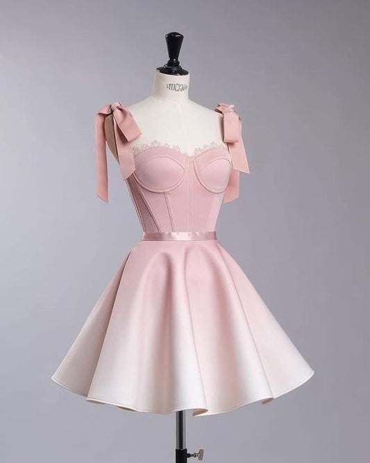 chic ball gown pink homecoming dress 16th birthday outfits P2099