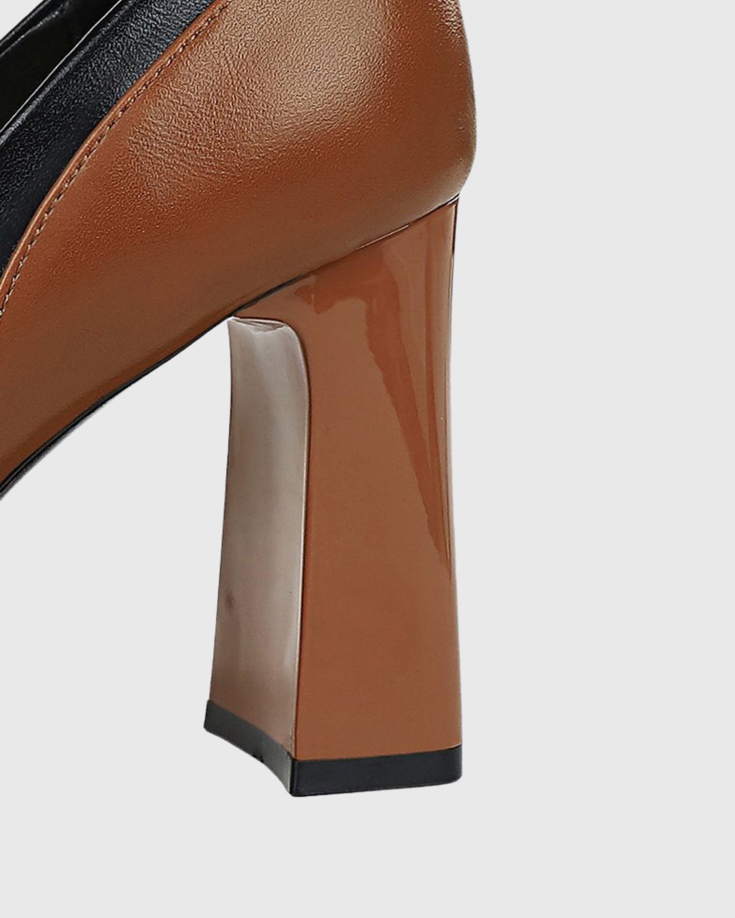 Padget Black Mocha Splicing Pumps
