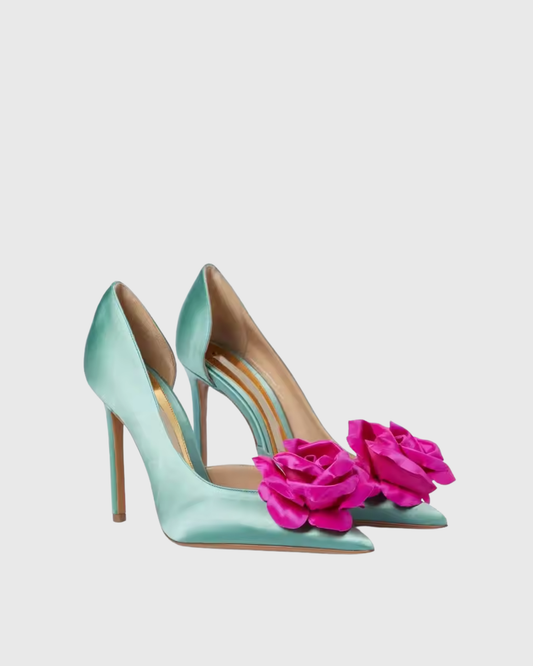 Sage Rose Irregular Pumps In Green