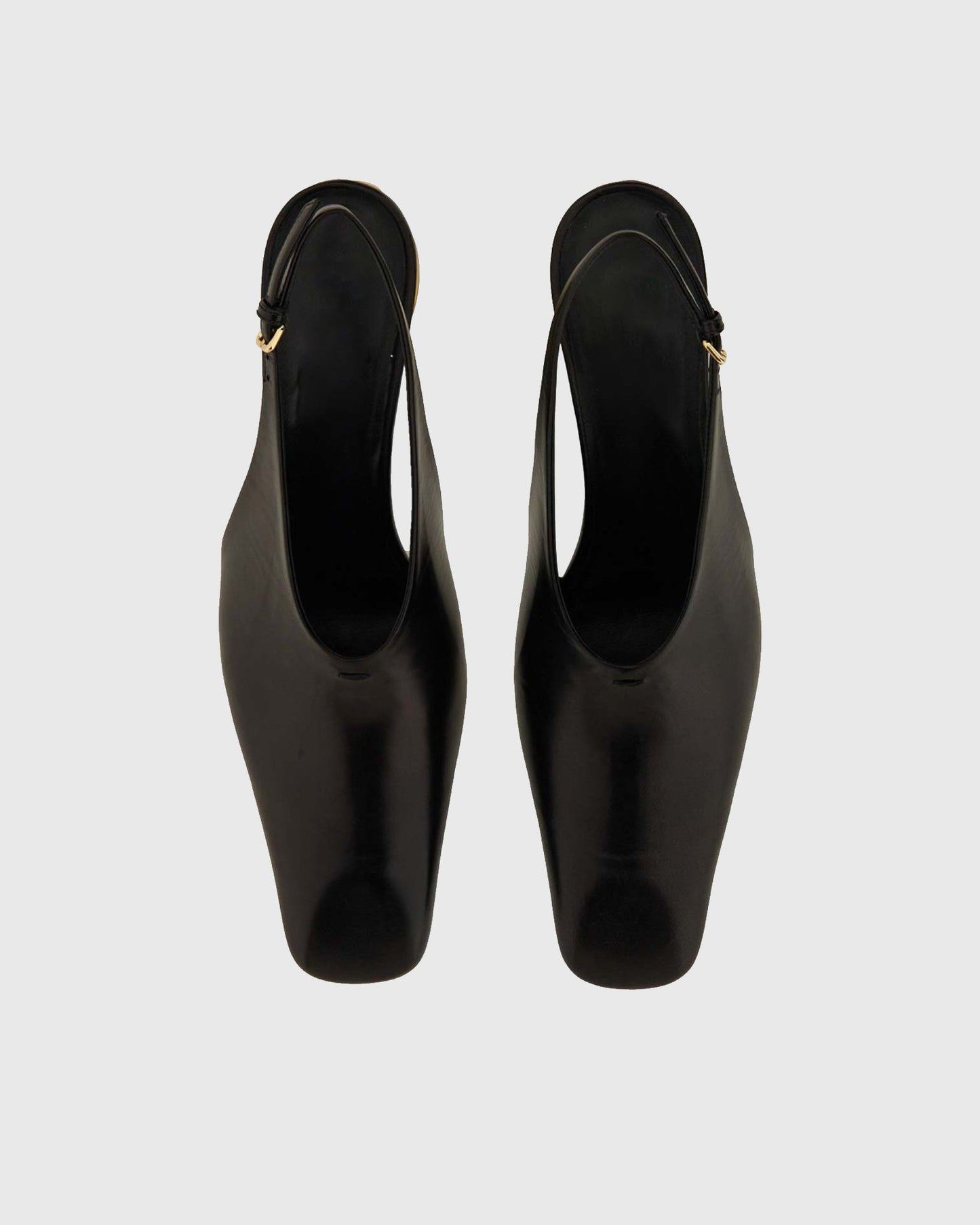 Seda Slingback Abstract Heels In Black