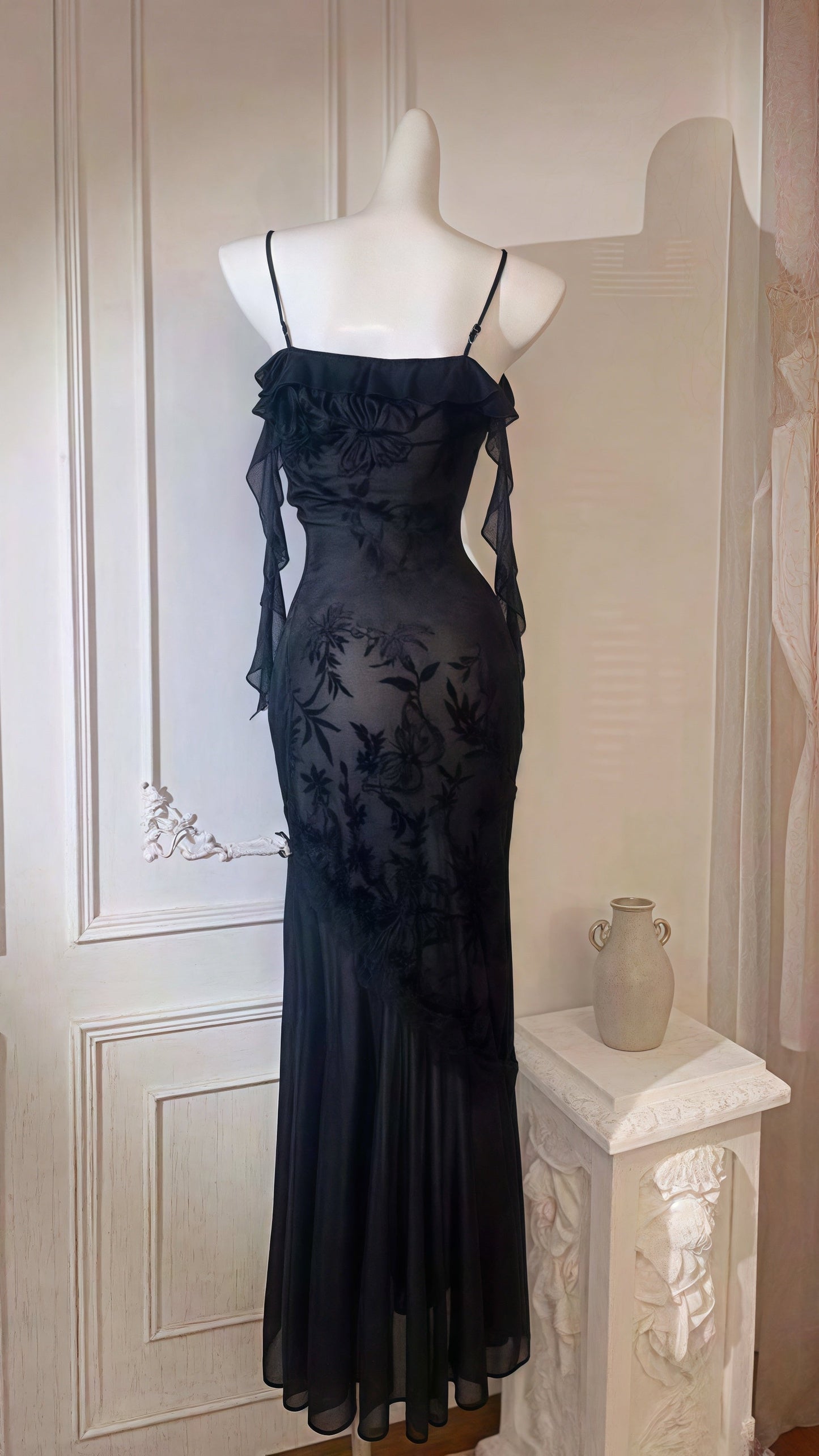 Sexy Black Lace Tight Party Dress