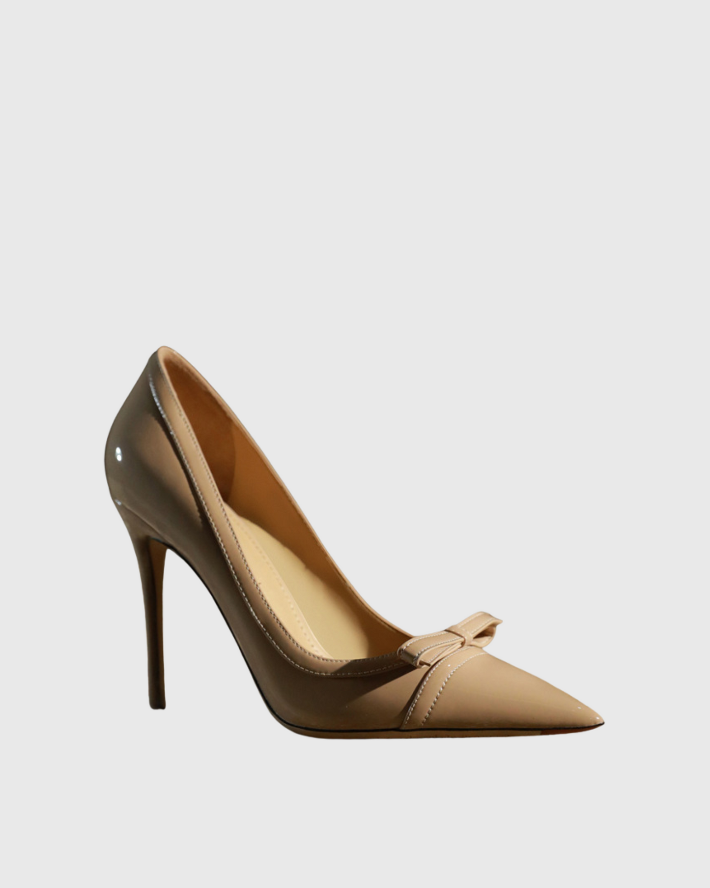 Shae Bow Pumps In Beige