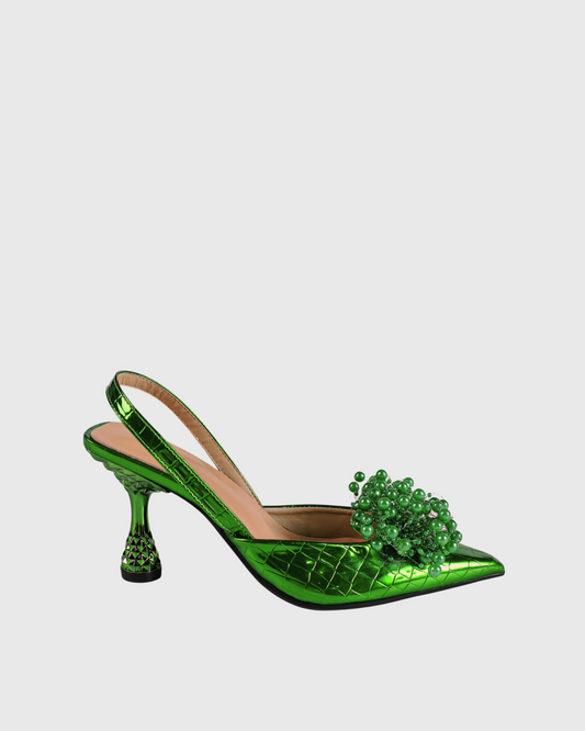 Shell Sea Grape Texture Pumps