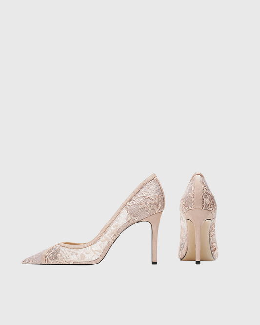 Tate Lace Pumps In Pink