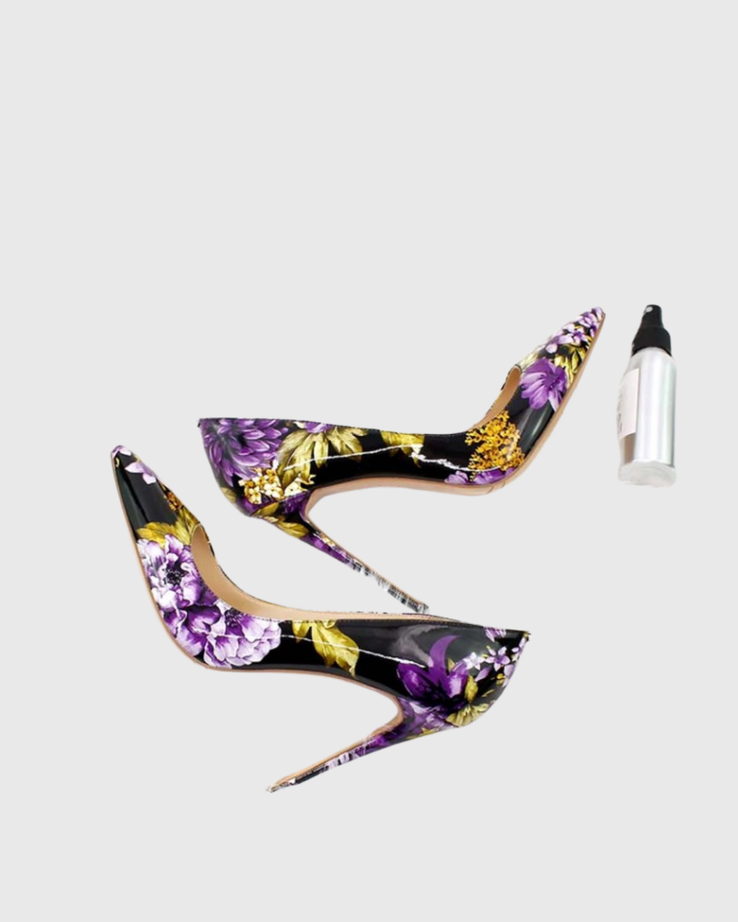 Tersa Flower Print Pumps In Purple