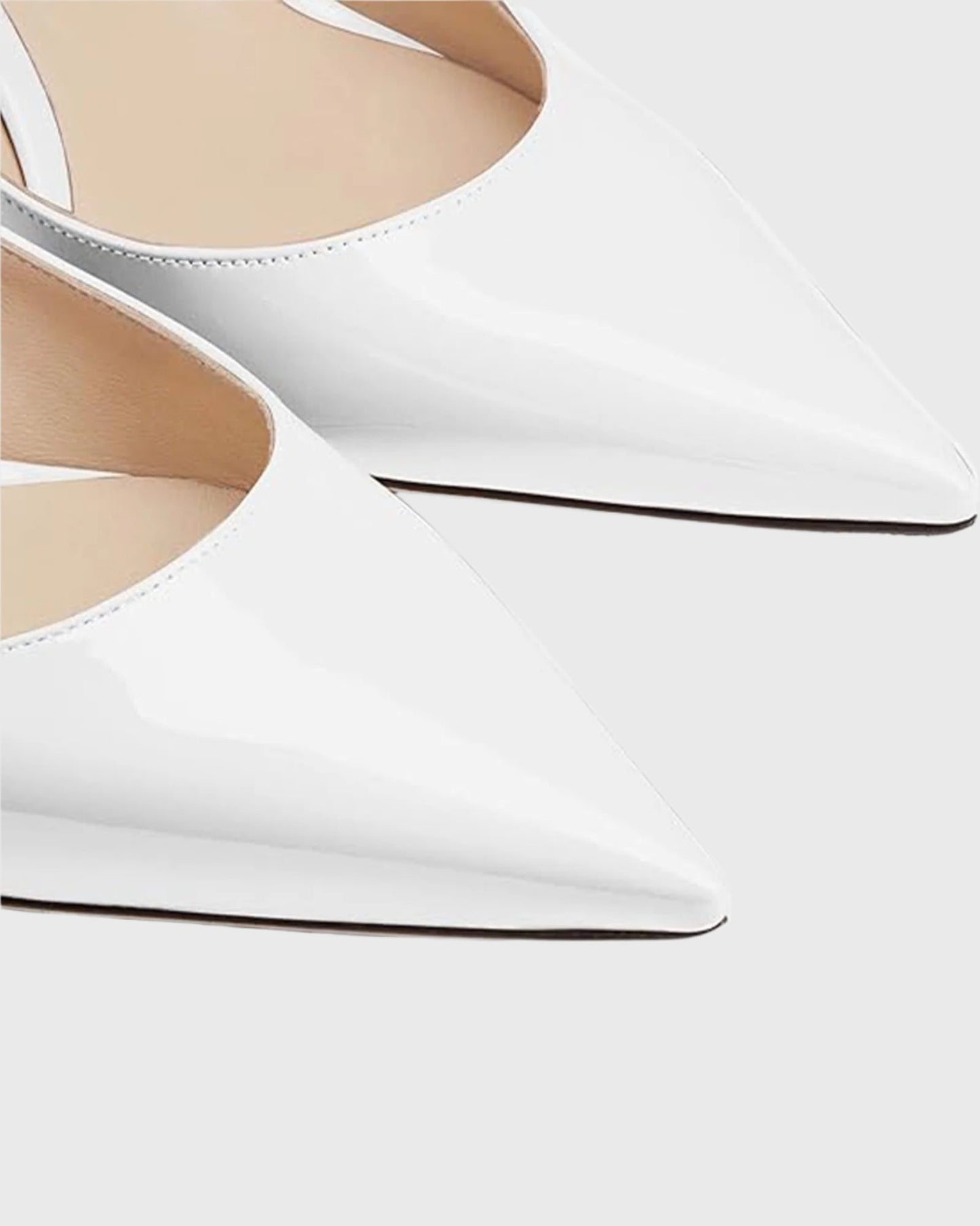 Terza Rhinestone Strap Mules In White