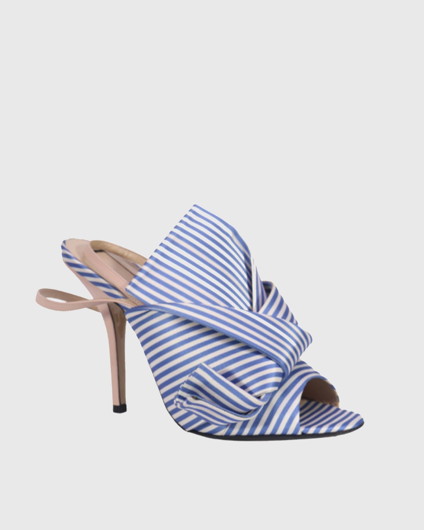 Val Stripe Lace Up Sandals