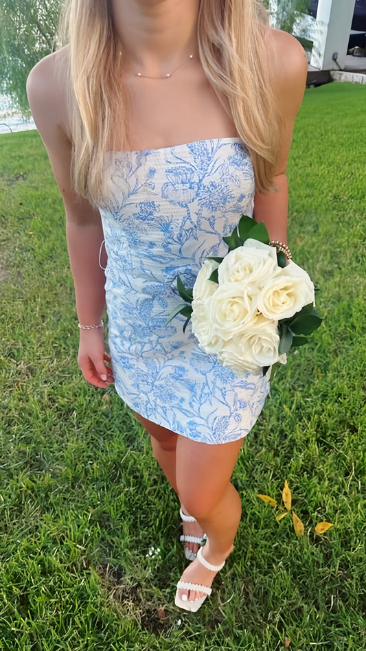 Homecoming Dresses Short Prom Dress Cocktail Dresses Strapless Short Homecoming Dresses,AST1271