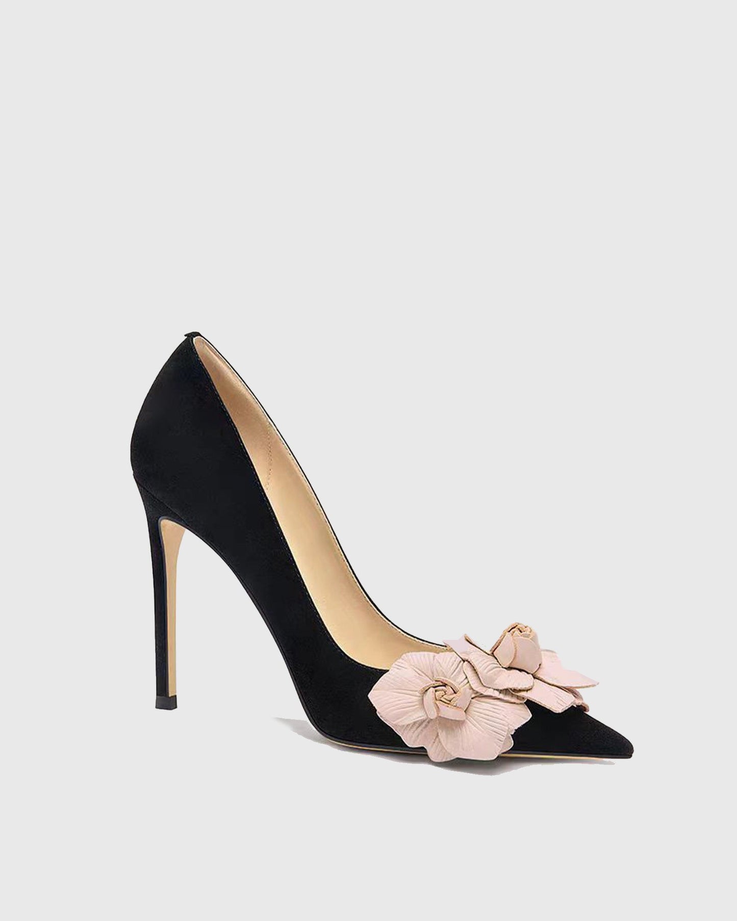 Yasmin Twin Flower Velvet Pumps