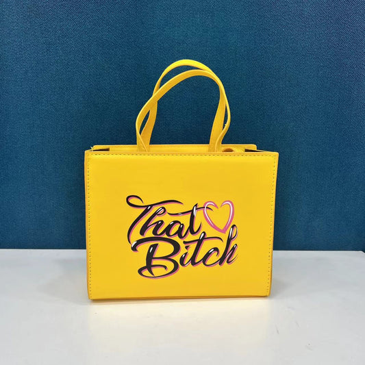 Women Bag Fashion Commuter Letter Tote Handbag