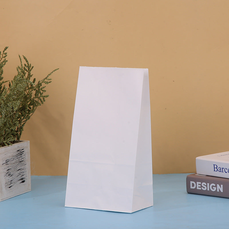 Sacs d'emballage créatifs en papier kraft de couleur unie pour fêtes