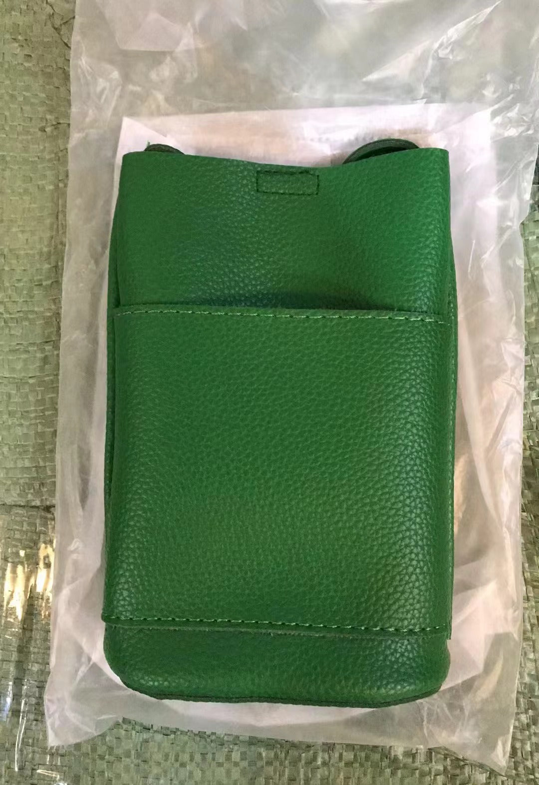 Sac à bandoulière vertical simple en PU pour femme