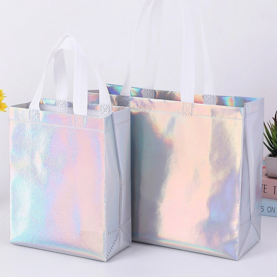 Laser Non-Woven Fabric Bag Coated With Aluminum Shopping Packaging Bag