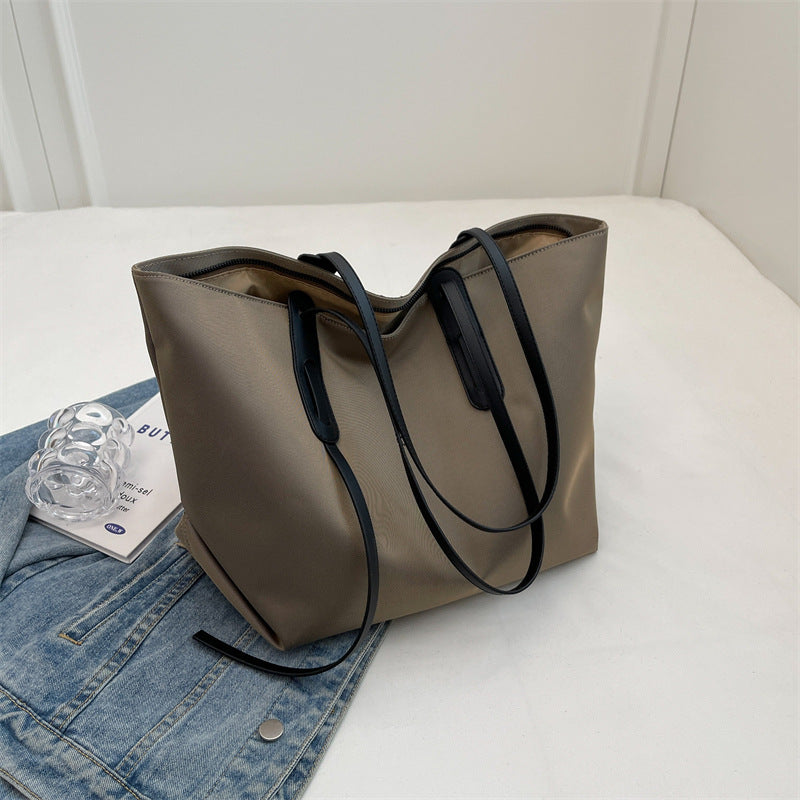 Women Fashion Casual Large Capacity Oxford Cloth Tote Bag