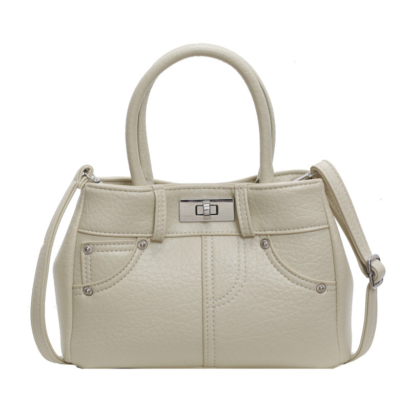 Women Casual Simple Solid Color Handbag