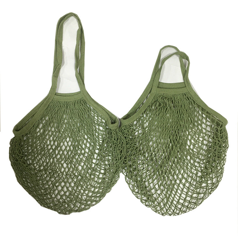Sac à bandoulière en maille tissée décontractée pour femme
