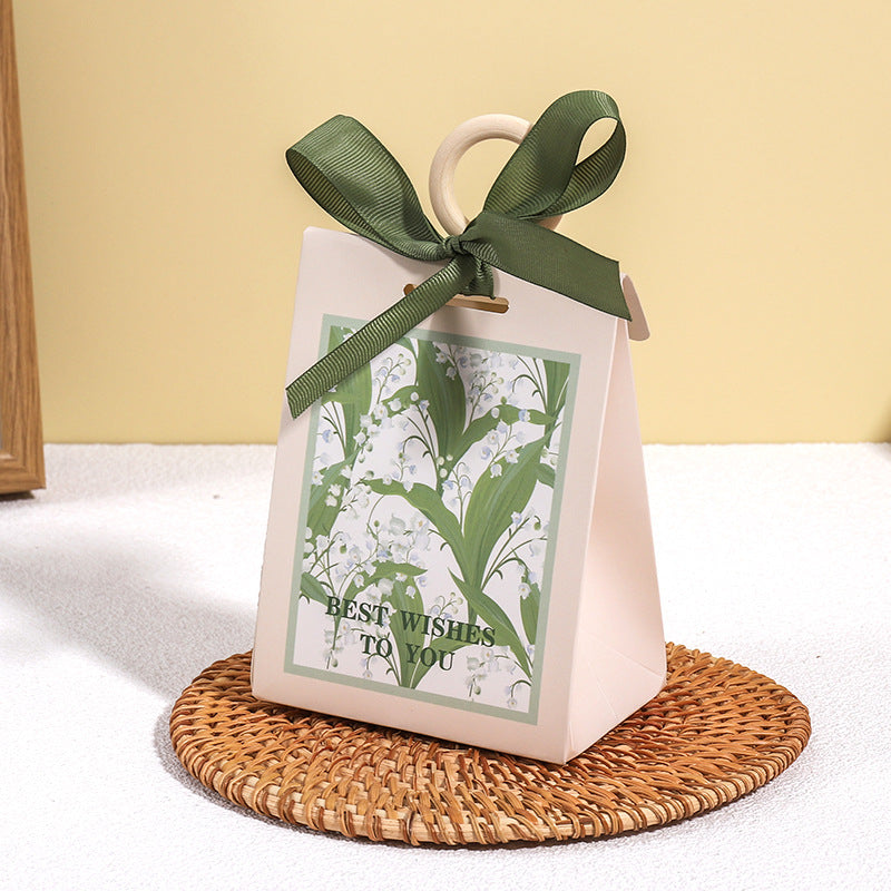 Sac d'emballage cadeau de bonbons de mariage simple et créatif