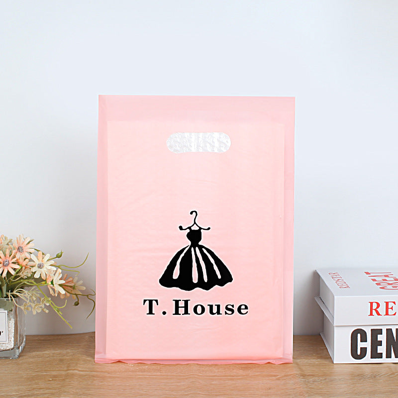 Fashion Cute Printed Plastic Shopping Gift Packaging Bag 50piece /Set