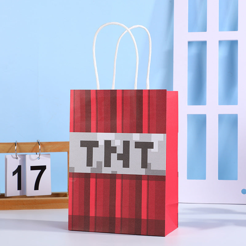 Alphabet Pixel Theme Storage Packaging Bag Garment Accessories