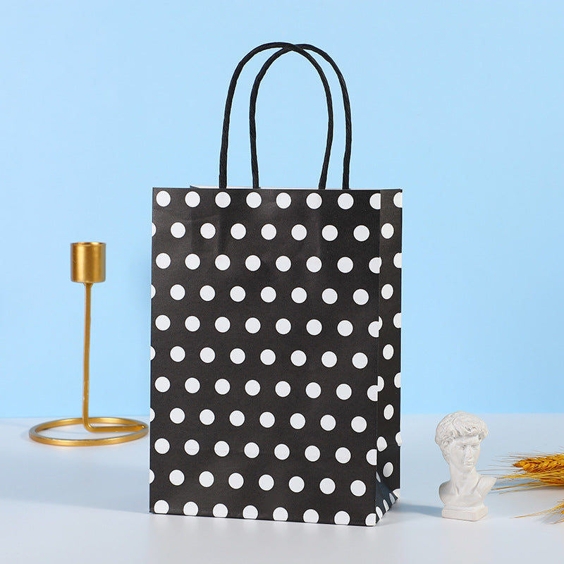 Sac de rangement à pois pour accessoires de vêtements